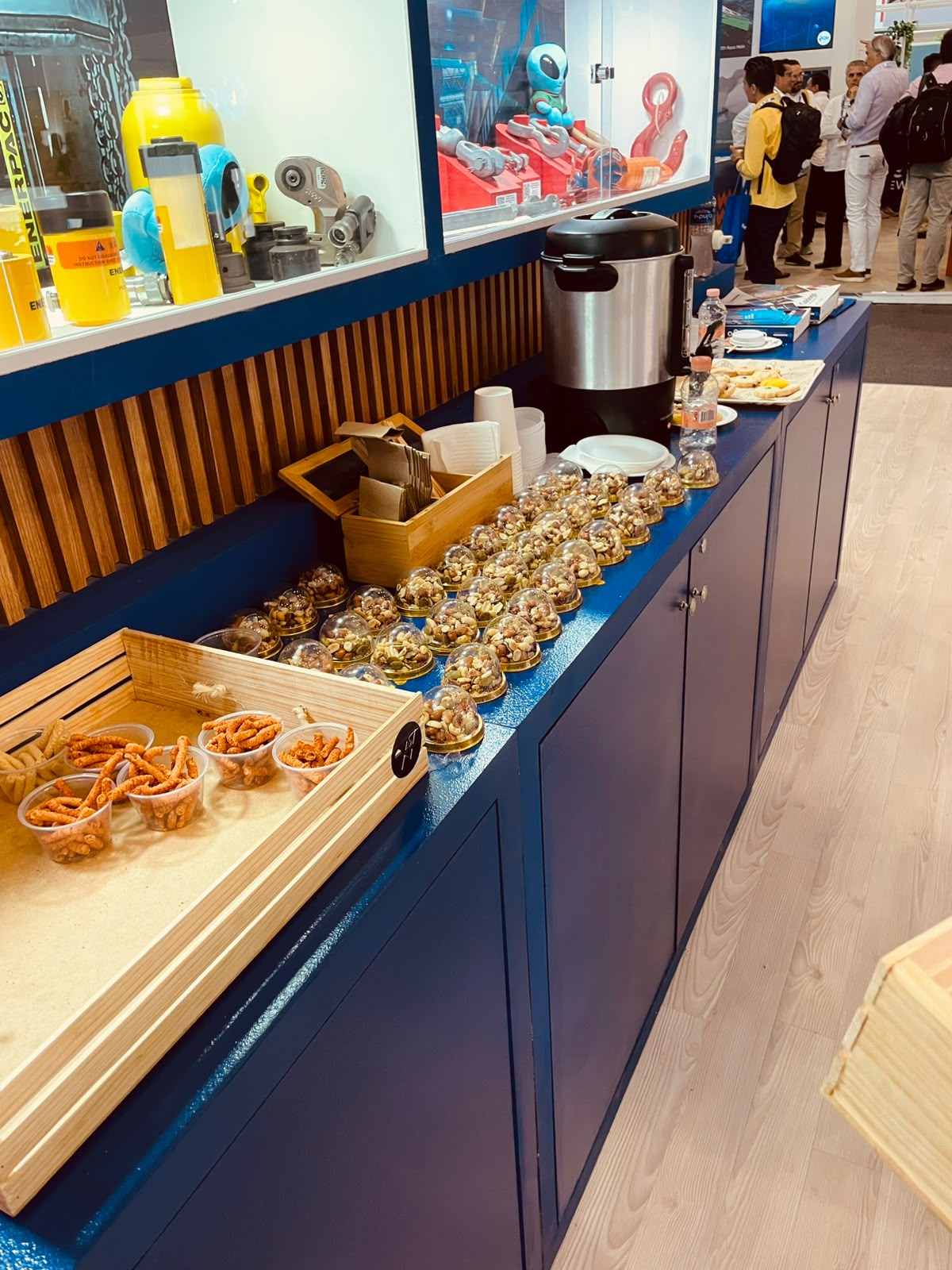 Estación de snacks y café